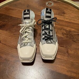 Converse Rick Owens X Turbodrk Chuck 70 Low Silver Lacquer A01292C Men’s 6 Wom 8